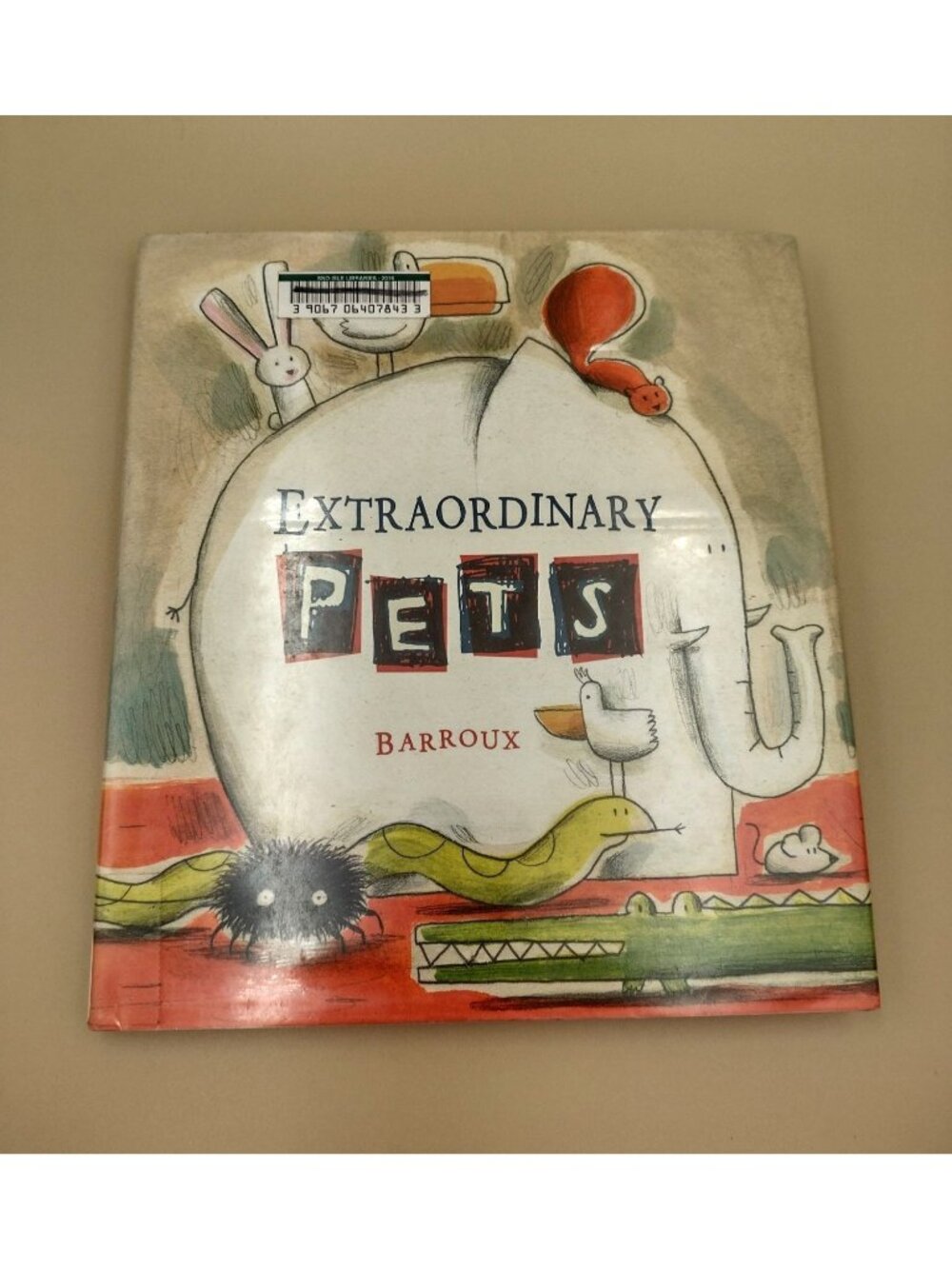 Extraordinary Pets By Barroux Hardcover Childrens Book Toddler Young Reader